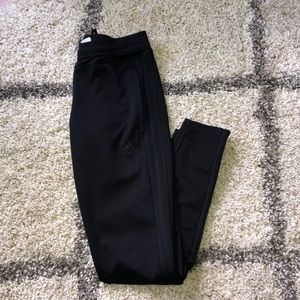 Adidas Black Side Striped Athletic Joggers